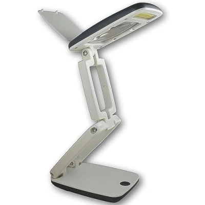 Image of Magnifying Glass For Hobbies with LED Lamp Folding Desk Magnifier light and Stand Reading