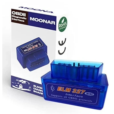 Image of MOONAR Mini ELM327 Bluetooth Interface OBD II OBD2 Auto Diagnostic Scan Tool