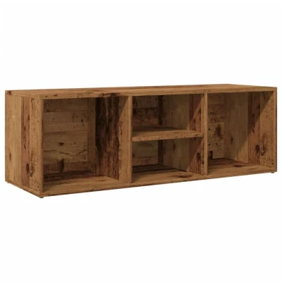 Image of vidaXL Shoe Storage Bench Old Wood 105x35x35 cm Engineered