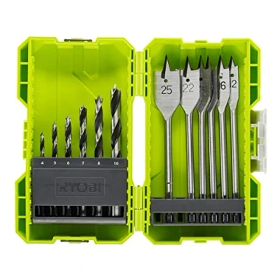 Image of RYOBI RAK12SWD Wood Drill Bit Set (12 Piece)