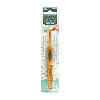 Image of Clover Soft Touch Crochet Hook: 5.00mm, Other, Multicoloured, 5mm
