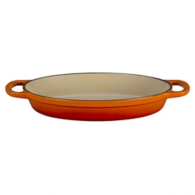 Image of Le Creuset Signature Volcanic 24cm Oval Gratin Dish