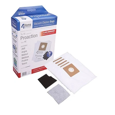 Image of MasterPart Extra Strong Microfibre Cloth Dust Bags For Proline Vacuum Cleaners