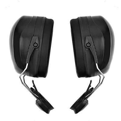 Image of Soundproof Earmuff, Earmuff Attachment, Hard Hat Earmuffs with Soft Foam Ear Cups Noise Reduction for Yard Work Construction