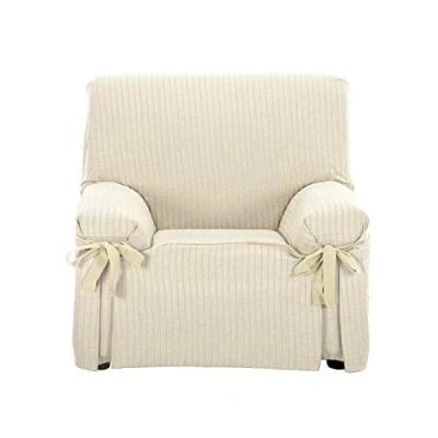 Image of Martina Home Milan Sofa Cover with Bows 1 places Space ecru