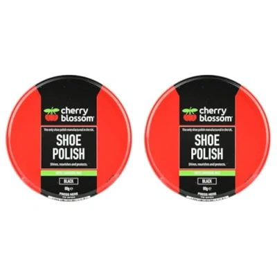 Image of Cherry Blossom Shoe Polish Black 80g