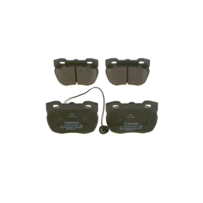 Image of RTC5756, RTC5760, RTC6781, SFP500180, STC8571 Brake pad set BOSCH 0 986 424 287 Low Metallic with integrated wear sensor anti squeak plate