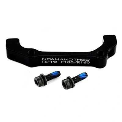 Image of Aluminium Alloy 6061 Disc Brake Adapter Front 180mm INTERNATIONAL STANDARD / IS Fork to POST MOUNT PM Caliper compatible with all brands such as SHIMANO, TEKTRO, HOPE, MAGURA, PROMAX, AVID, HAYES, FORMULA, QUAD