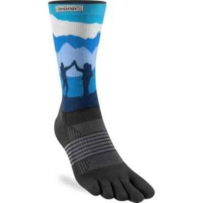 Image of Injinji WOMEN&#039;S TRAIL MIDWEIGHT CREW ARTIST DESIGNED DENALI M/L, multicoloured, M L