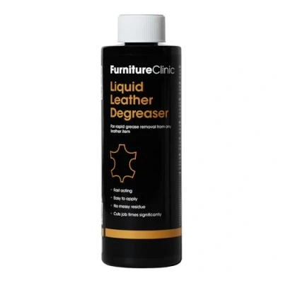 Image of Furniture Clinic Liquid Leather Degreaser For Quickly Removing Grease &amp; Oil Stains From (250ml)