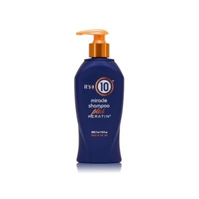 Image of It&#039;s a 10 Haircare Miracle Shampoo Plus Keratin, Conditioning &amp; Nourishing, For Everyday Use, Colour Safe, Natural Ingredients, 295ml