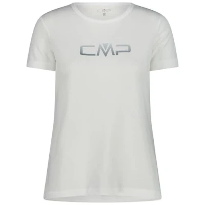 Image of CMP Women&#039;s Light Melange T Shirt with Floral Pattern Woman