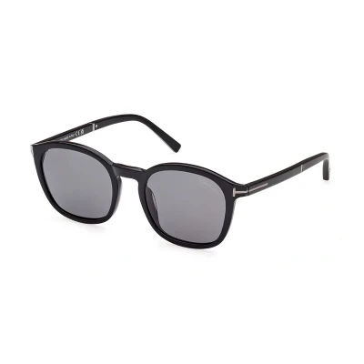 Image of Tom Ford Sunglasses, Men&#039;s, Size: 52, Shiny black
