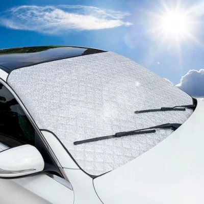 Image of Windscreen Cover Frost Ice Snow Protector for Winter Sun Shade UV Reflective Summer SNMIX Windshield Front Window Car SUV Van Ultra Thick