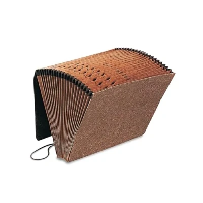 Image of Pendaflex 01365 Leather Look Index Expanding File With Elastic Cord
