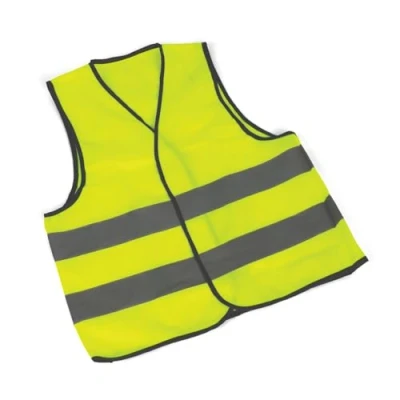 Image of Bigjigs Toys Small Hi Vis Vest Reflective Yellow Visibility Jacket For Children, Kids Role Play Sets, Children’s Fancy Dress, Age 4 to 6 Year Olds