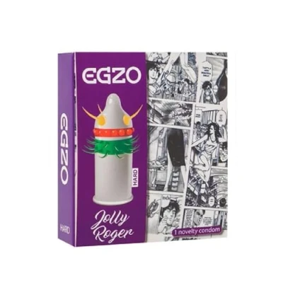 Image of EGZO toy condoms Jolly Roger