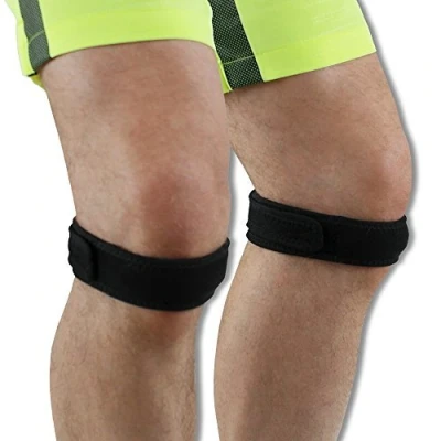 Image of 2 x NeoPhysio Pain Relieving Neoprene Patella Tendon Knee Strap Neo310
