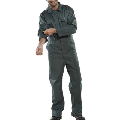Image of BeeSwift (BEESQ) CLICK BOILERSUIT SPRUCE GREEN 44