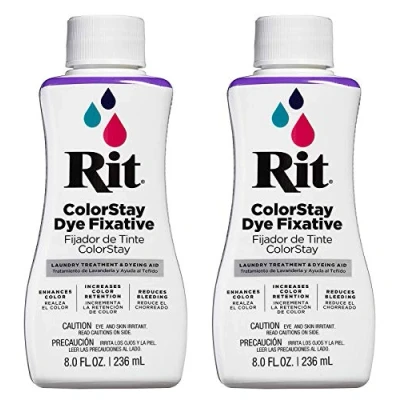 Image of RIT Dye COLORSTAY, 8 fl oz, Fixative (2 Pack)