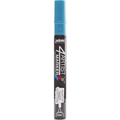 Image of Pebeo 4 Artist Markers, Metal, Light Blue, 0.15 x 1.41 cm