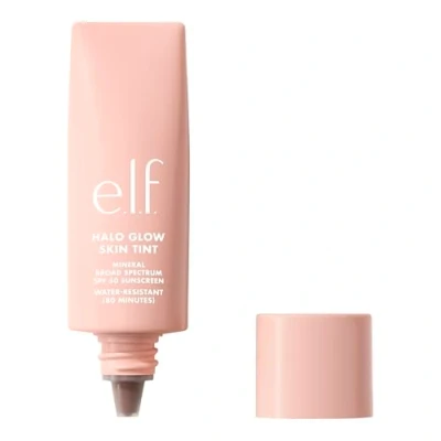 Image of e.l.f. Halo Glow Skin Tint SPF 50, Tinted Moisturiser For Light, Buildable Coverage, Creates A Natural Glow, Vegan &amp; Cruelty Free, 17 Rich Warm
