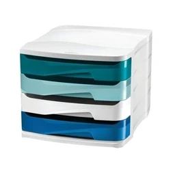 Image of Riviera by cep 4 Drawer Unit Multi CEP01498