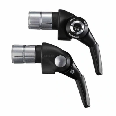 Image of Shimano SL BSR1 Dura Ace 9000 double 11 speed bar end shifters