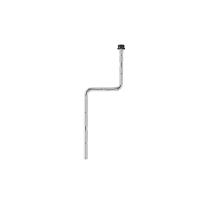 Image of Meinl Percussion Rod Microphone Angled for Microphones Threaded Tip 0.375 and 0.625 Inch Threads Z Shape Steel, Chrome Plated (MC MR3)