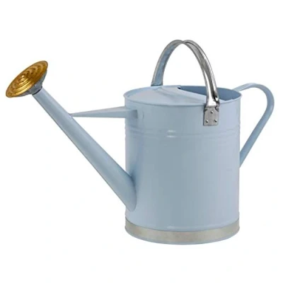 Image of Ambassador Metal Watering Can Blue 2 Gallon
