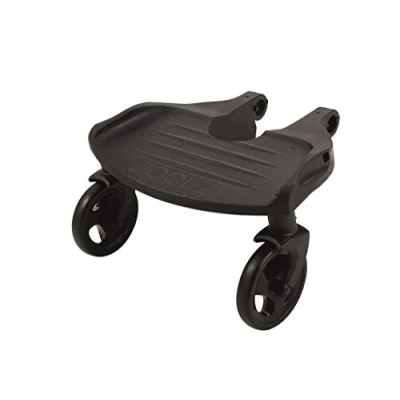 Image of Joolz Footboard Accessory for Pushchair Easy to Attach Strolling with Two Children Foldable and Practical Compatible Day/Geo Black