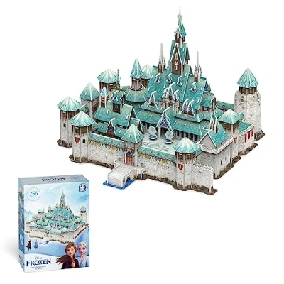 Image of University Games U08549 Disney Frozen Arendelle Castle 3D Puzzle