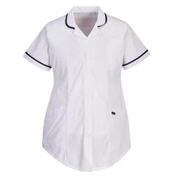 Image of Stretch Maternity Tunic (White) 3 XL
