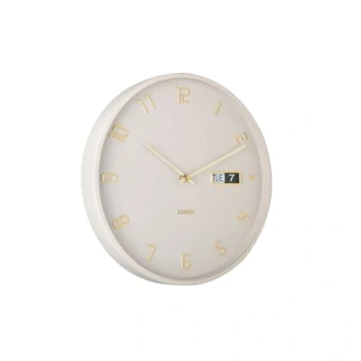 Image of Karlsson Aluminium Flip Wall Clock, Multicolored, 40 x 5 cm