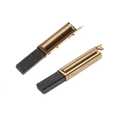 Image of vhbw 2x Carbon Brush, Motor Brush 6.3 x 11 28mm compatible with Bosch GAS 25, 50 vacuum cleaner