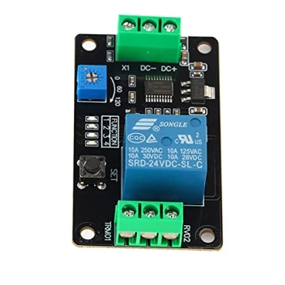 Image of Akozon Delay Timer Relay Self locking On Off Time Switch Super 555 DC 5V/12V/24V(DC24V)
