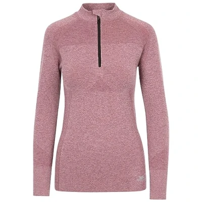 Image of Trespass Women&#039;s Pelina Zip Female Active Top TP75, Rose Tone, 3XL