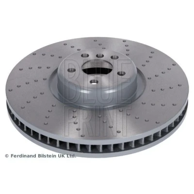 Image of 34106887658, 34116878046 Brake disc BLUE PRINT ADBP430142 BMW: 5 Saloon, 7, Touring