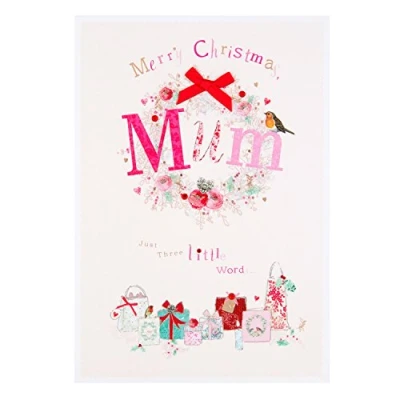 Image of Hallmark Mum Christmas Card &#039;So Wonderful&#039; Medium