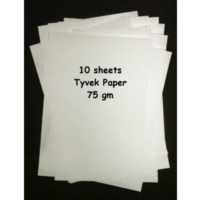 Image of Tyvek 75gm Bumper pack of 10 A4 sheets