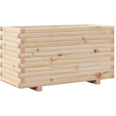 Image of vidaXL Garden Planter 90x40x49.5 cm Solid Wood Pine
