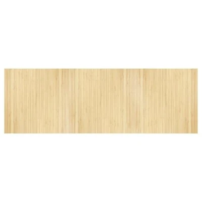Image of vidaXL Rug Rectangular Light Nature 100x300 cm Bamboo