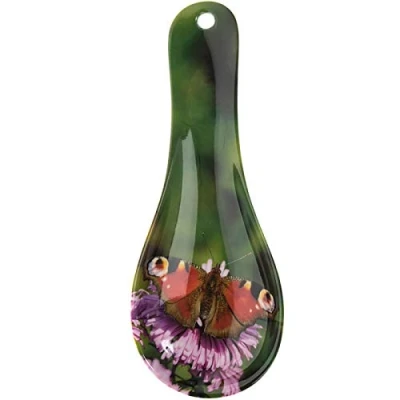 Image of The Leonardo Collection Butterfly Melamine Spoon Rest Kitchen Cooking