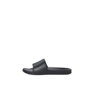 Image of Jack &amp; Jones Jfwjerry Moulded Slider Mules, Men&#039;s, Size: 7, Anthracite Synthetics