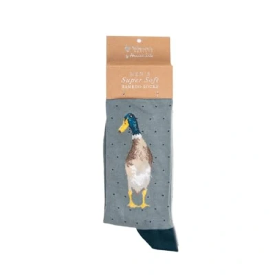 Image of Wrendale Designs &#039;Guard Duck&#039; Duck Men&#039;s Socks