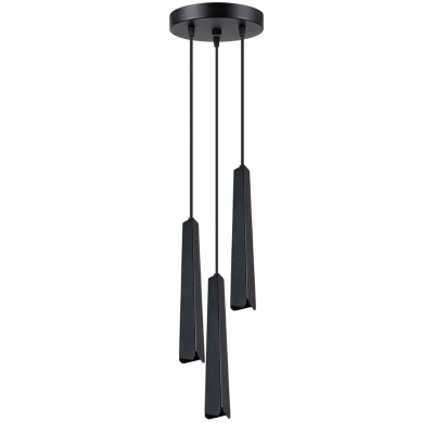 Image of Prysm 3 Light Cluster Pendant Ceiling Black
