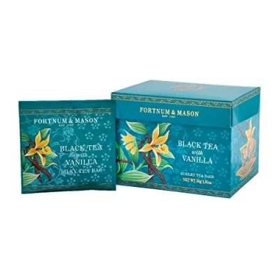 Image of Black Tea with Vanilla, 15 Silky Bags, 30g