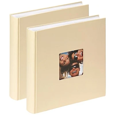 Image of walther Design Photo Album Cream 30 x cm with Cover Punching, Double Pack, Fun FA 208 HD