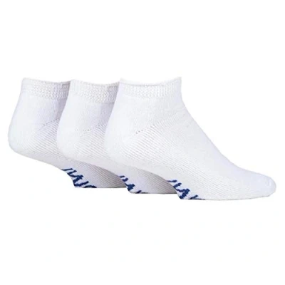 Image of 3 Pairs unisex IOMI SockShop Extra Wide TRAINER Diabetic Socks Swollen Legs 8 Variations (White, UK 4 Eur 37 42)
