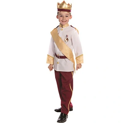 Image of Dress Up America Royal Prince Costume for Boys Beautiful Set Role Play